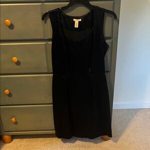J. Crew Black Sleeveless Mini Dress